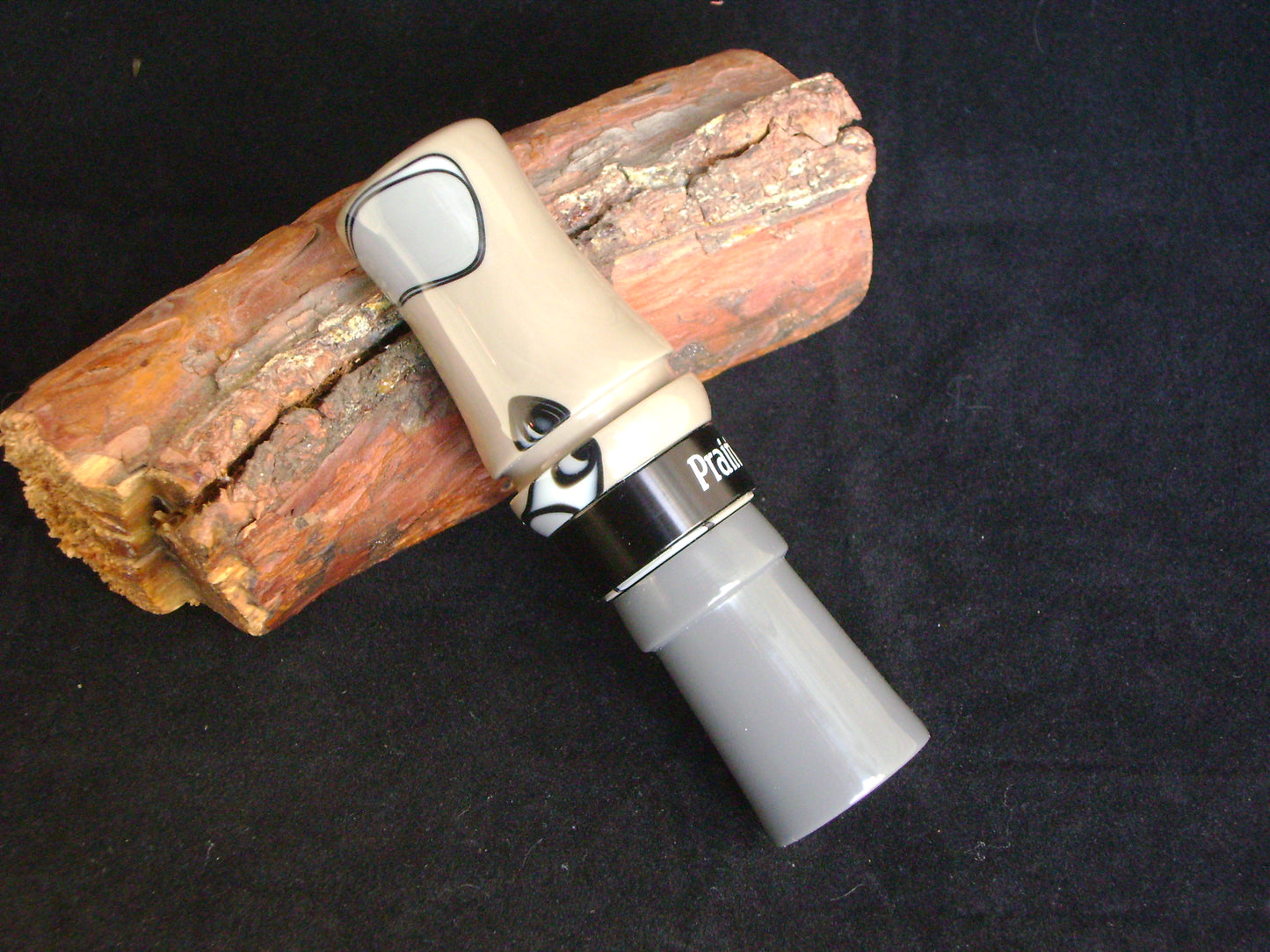 Gray Camo & Gray Acrylic Short Reed Canada Goose Call