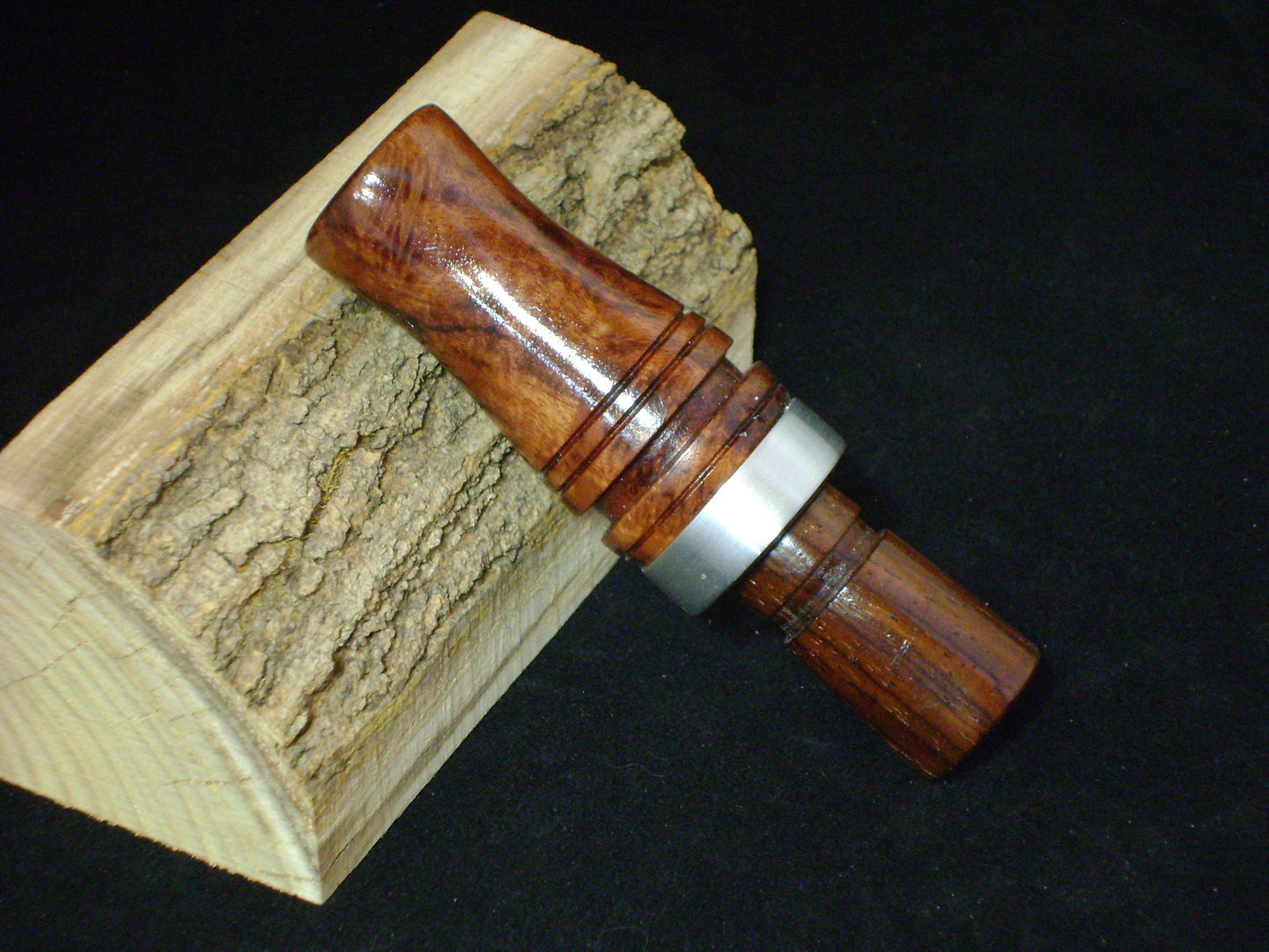Texas Mesquite Burl and Cocobolo Mallard Duck Call