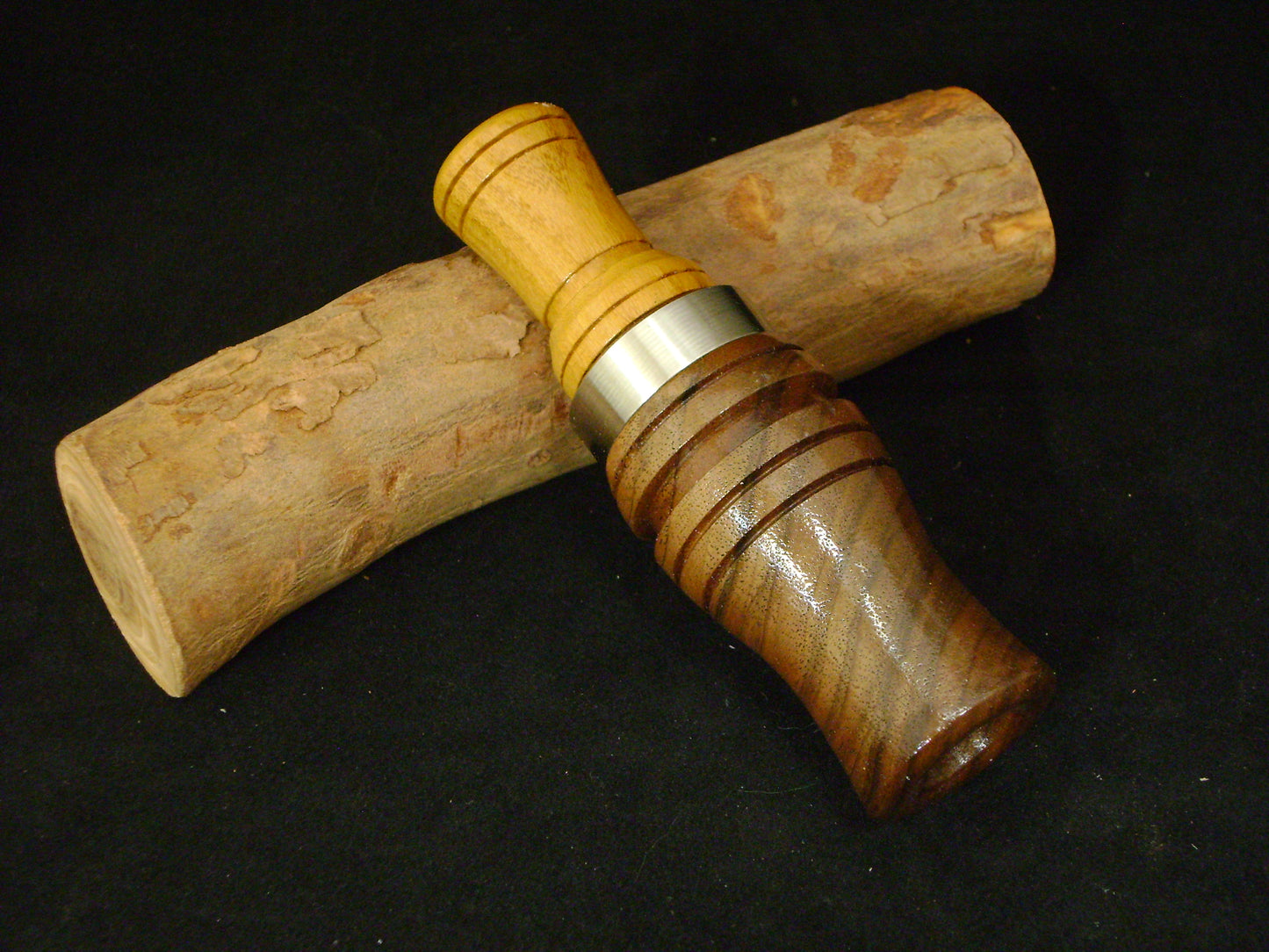 Cross Cut English Walnut/Osage Orange Mallard Duck Call