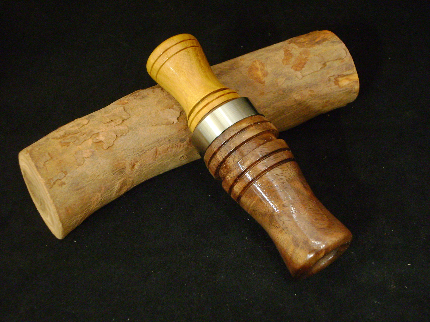 Black Walnut Burl/Osage Orange Mallard Duck Call
