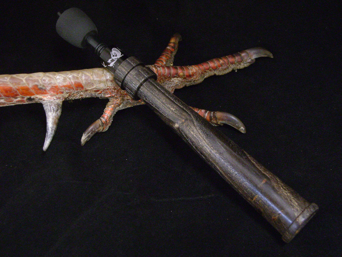 Ebonized Black Ash Turkey Trumpet