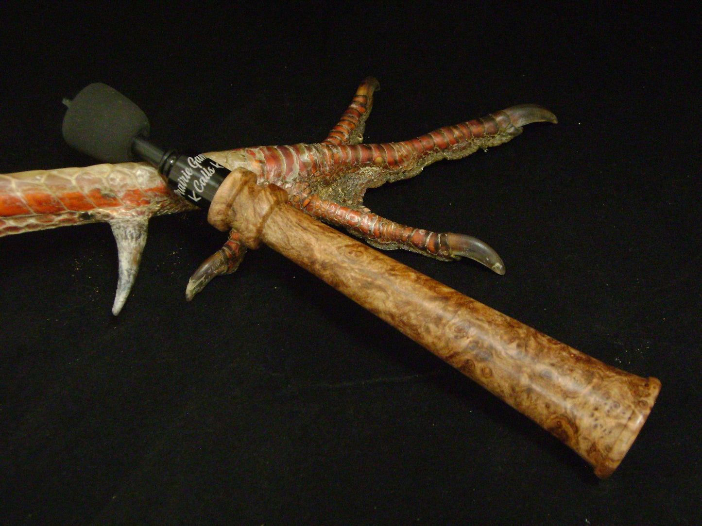 Stabilized Maple Burl Turkey Trumpet