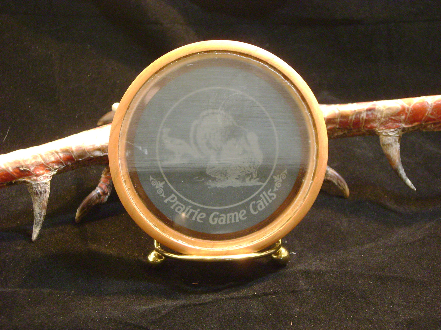 3.5" Cherry Glass/Glass Double Sided Friction Call