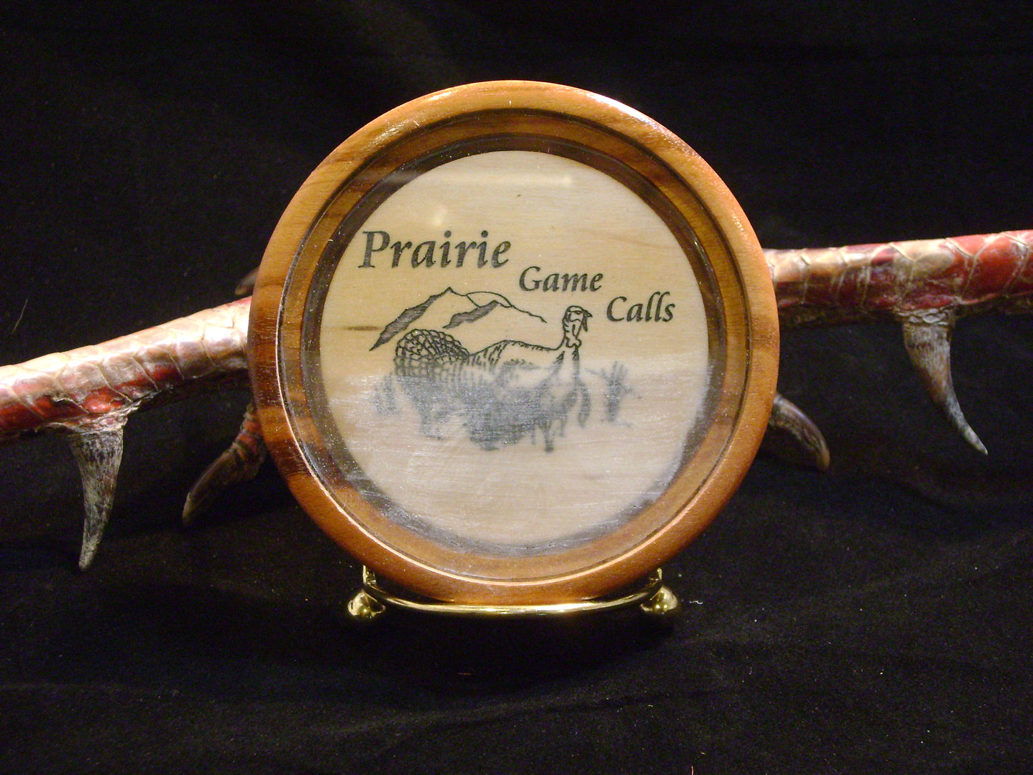 3.5" Tiger Ebony Glass/Maple Friction Call