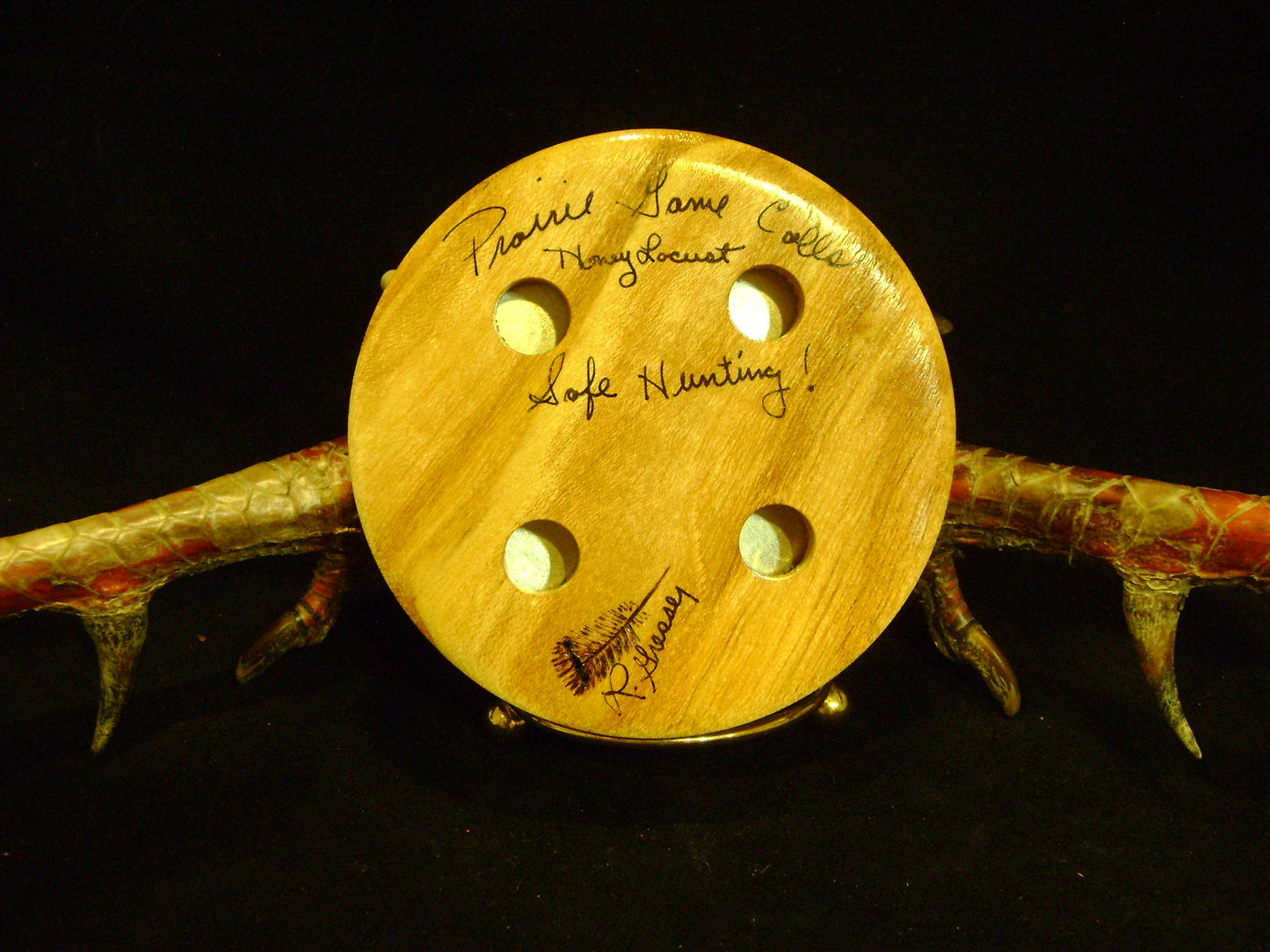 3.5" Honey Locust Slate/Aluminum Friction Call