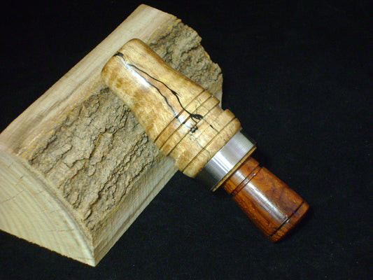 Spaulted Pecan and Cocobolo Mallard Duck Call