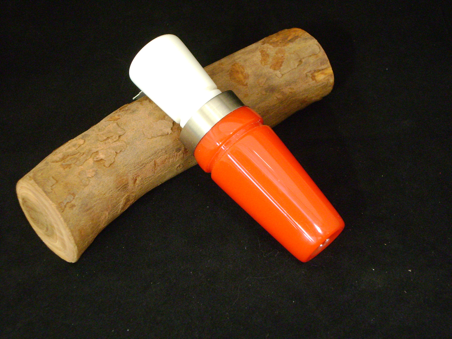 Ferrari Red and White Acrylic Mallard Duck Call