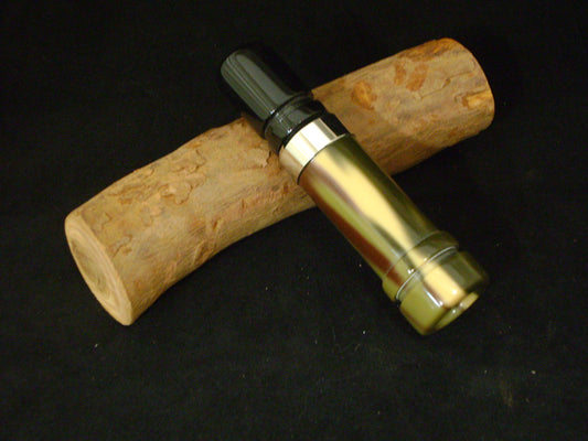 Woodland Striped Camo and Black Acrylic Upslope Mallard Duck Call