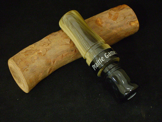 Tortoise Shell and Black Pearl Acrylic Upslope Mallard Duck Call