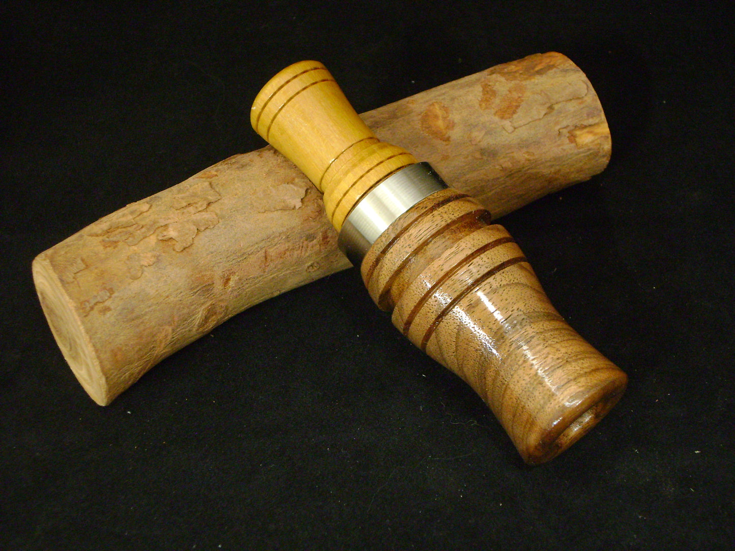 Cross Cut English Walnut/Osage Orange Mallard Duck Call