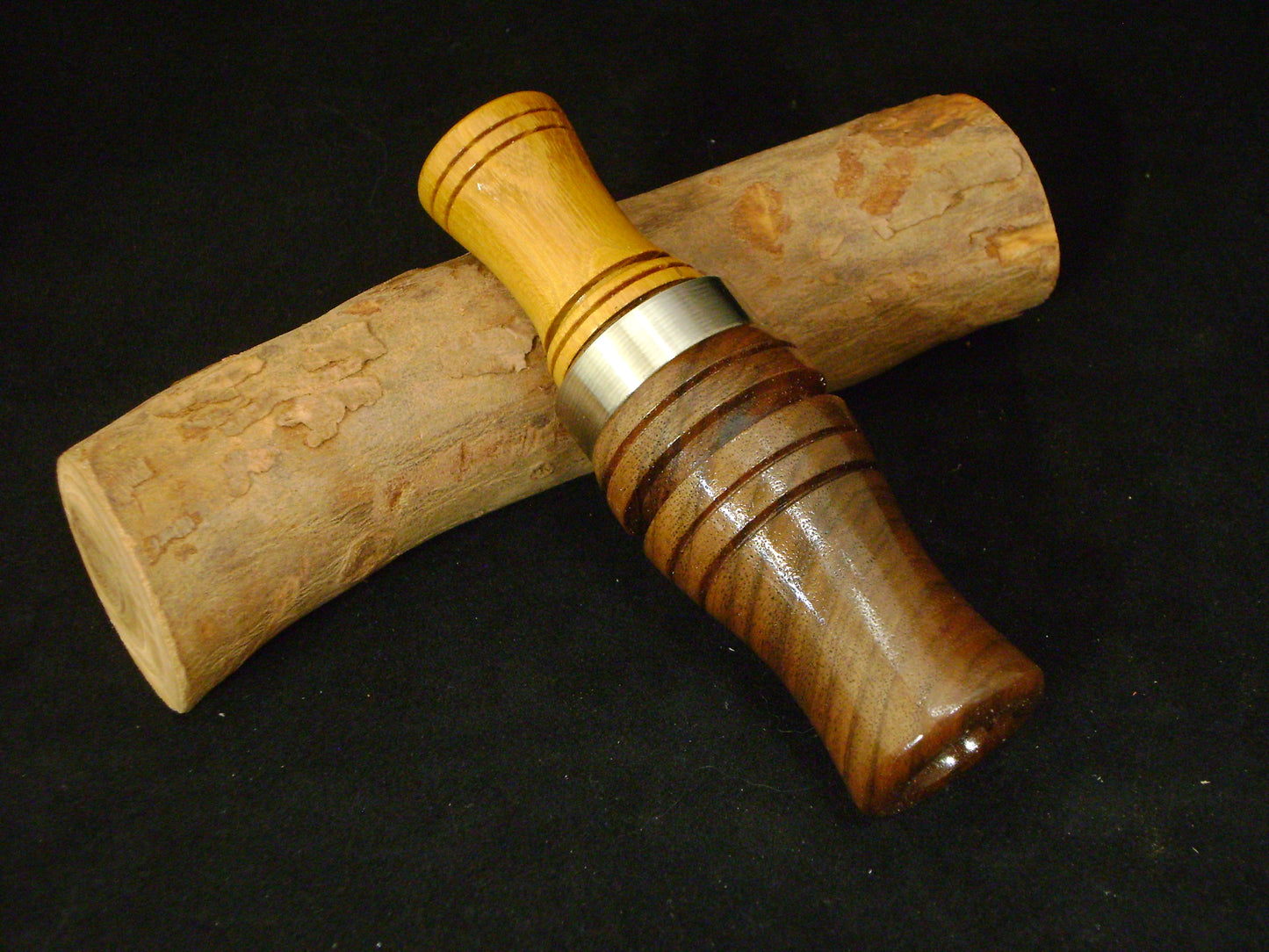 Cross Cut English Walnut/Osage Orange Mallard Duck Call