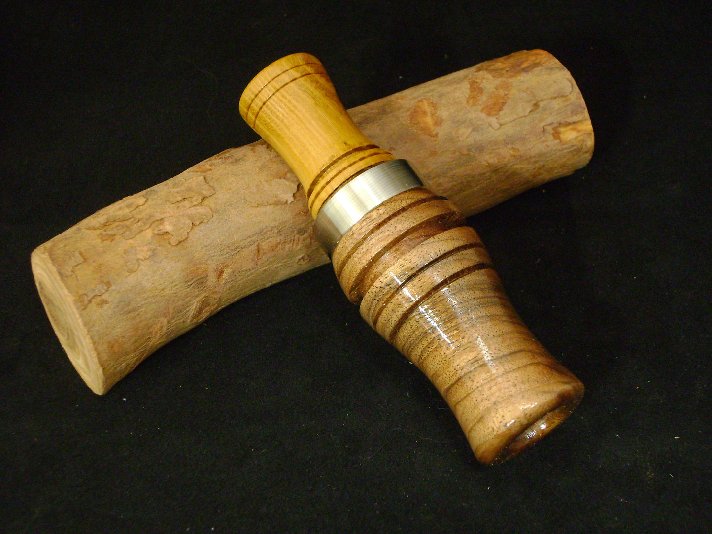 Cross Cut English Walnut/Osage Orange Mallard Duck Call