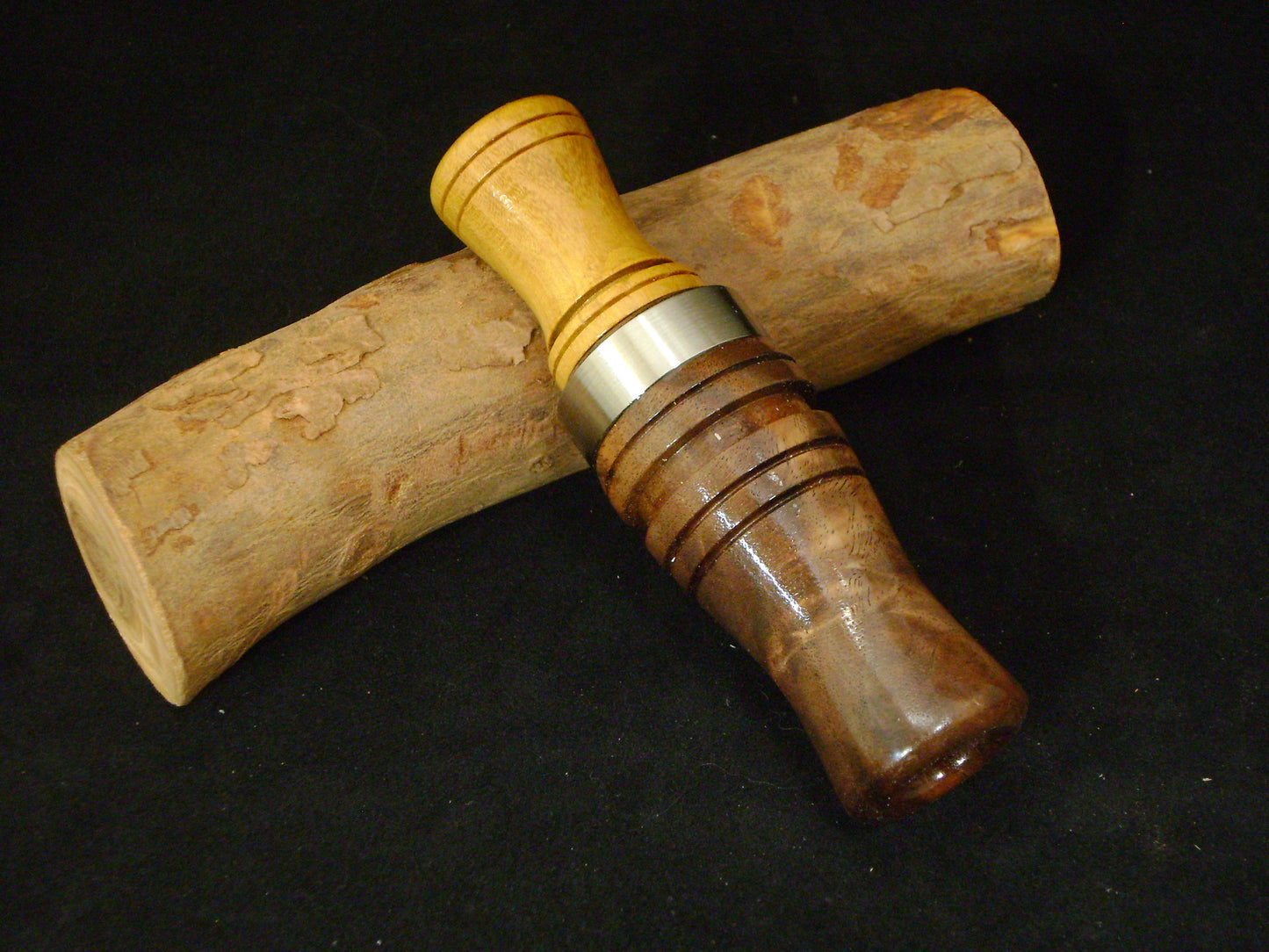 Black Walnut Burl/Osage Orange Mallard Duck Call