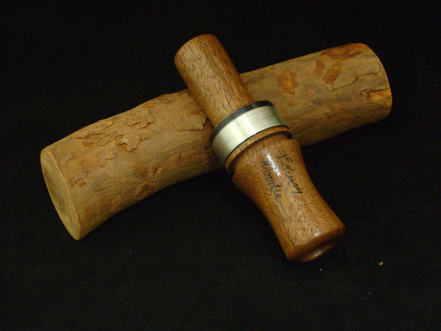 Black Walnut One Piece Wood Duck Call