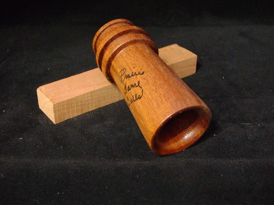 Walnut Open Bore Tube Call