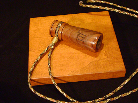 Walnut Cross Cut Open Bore Tube Call